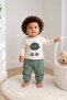 Baby Set with Cute Pumpkin Figure, 2-Piece Top and Bottom Set, Seasonal, 3, 6, 9, 12 Months - 4