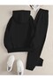 La Yazi Printed Men's Hooded Tracksuit Set Top and Bottom - 2