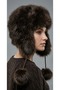 Russian Hat Women's Ushanka Fur Cap - Cold-Proof Winter Hat with Earflaps and Pompom - 7