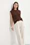 Crew neck knitted sweater - 2