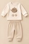 Baby Set with Cute Pumpkin Figure, 2-Piece Top and Bottom Set, Seasonal, 3, 6, 9, 12 Months