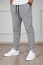Set of 3 Unisex Rain Pattern Regular Fit Ribbed Leg Black, Gray, Navy Blue, Colored Sweatpants, Sports Sweatpants - 3