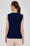 V-Neck Zero Sleeve Sweater - 4