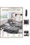 Folding Camping Bed with Adjustable Backrest, Portable Padded Lounge Cot, Foldable Sleeping Bed with Side Pocket for Home, Travel & Outdoor Use - 2