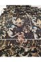 Black with Colorful Patterned Premium Jersey Fabric for Dresses & Blouses 120X160Cm - 3