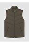 High Collar Quilted Patterned Boy's Vest (W6) - 2