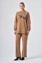 1077 Flower Bead Embroidered Trouser Suit - 2