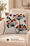 Digital Printed Punch Embroidery Patterned Decorative Throw Pillow Cover (1 Piece) - 2