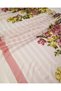 Green Pink White Panel Patterned Woven Fabric Cheesecloth 90X190Cm