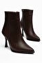 Thin Heeled Zippered Women's Boots