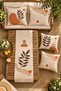 Earth Breeze 4-Piece Throw Pillow Cover + 1 Runner Set – 43X43 cm Double-Sided Cover, 40X140 cm Runner - 2