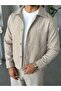 Men's Striped Buttoned Jacket