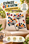 Digital Printed Punch Embroidery Patterned Decorative Throw Pillow Cover (1 Piece)