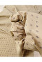 Beige with Tiny Dark Navy Blue Patterned Cotton Poplin Fabric for Shirts & Dresses Width: 145cm - 7