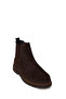 Men's Brown Suede Leather Chelsea Boots Wm610003Ds - 8