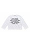Women's Long Sleeve Oversize Crew Neck 100% Cotton Black T-Shirt - 2