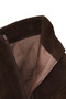Women's Brown Zippered High Thin Heeled Suede Leather Boots Wf100007Ds - 7