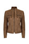 Sybil Women's Mink Short Suede Leather Jacket 26Wge570710 - 2