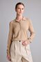 Regular Fit Polo Collar Long Sleeve Basic Knit Sweater D6259Ax26Au - 3
