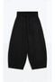 Three-Strand Ruffled Curved Camisole with Waist Pockets, Adjustable Elastic, Ultra Loose Barrel Fit Baggy - 4