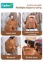 PU Diaper Bag Backpack, Multifunctional Maternity Bag, Baby Changing Bag with Insulated Pockets ＆USB Port, Waterproof Baby Travel Backpack Bag for Outdoor and Travel, Large Capacity - 5
