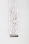 01026 Woven Belt - White - 3