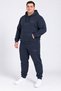 Men's 3-thread brushed fleece hooded super oversized tracksuit set 6xl–9xl - 3