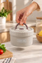 2-Piece Food Storage Container Set with Carrying Bag New Generation Lunch Box – School, Office and Daily Use Nutrition Set - 3