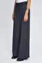 Women's High Waist Wide Leg Denim Pants - 2