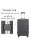3PC Aluminum Frame Hardside Luggage 20/24/28 Inch with TSA Password Lock & Smooth Spinner Wheels, Lightweight Carry-On & Checked Suitcase Set for Family Trip - 5