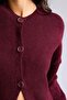 Regular Fit Crew Neck Buttoned Cardigan (26 Wn) - 4