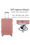 3PC Aluminum Frame Hardside Luggage 20/24/28 Inch with TSA Password Lock & Smooth Spinner Wheels, Lightweight Carry-On & Checked Suitcase Set for Family Trip - 6
