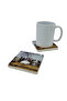 Semah Eden Dervişler Officially Printed Natural Stone Coaster 10X10 Krt-137 - 2