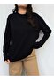Crew Neck Long Sleeve Blouse - 3