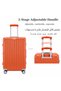 3PC Aluminum Frame Hardside Luggage 20/24/28 Inch with TSA Password Lock & Smooth Spinner Wheels, Lightweight Carry-On & Checked Suitcase Set for Family Trip - 4