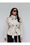 Epaulettes, Stand Collar, Belted Trench - 2