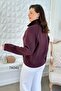 Polo Collar Zippered Knitwear Cardigan 7K041 - 4