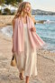 Pink Color Shoulder Shawl Scarf - 3