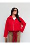 Zippered Pleated Detail Bomber Jacket - 3