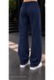 Women's Black Sun Figure Printed Sweatpants - Loose Fit Comfortable Cut Two-Thread Sports Trousers - 2