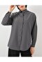 103901 Oversize Basic Hijab Shirt - Gray - 5
