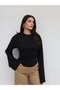 Side Gathered Long Sleeve Blouse - 2