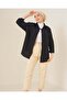 103901 Oversize Basic Hijab Shirt - Black - 2