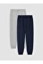 Elastic Waist Boys' Jogger Sweatpants 2-Pack (W6) - 2