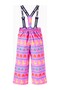 Printed Children's Ski Overalls Pink - 4