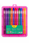 12 Color Twistable Crayon Set |   Sharpener-Free Crayons Pink 12-Pack - 2