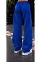 Women's Blue Planet and Star Printed Sweatpants - Loose Fit Comfortable Cut Two-Thread Sports Trousers - 2