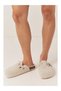 Cork Sole Buckle Plush Indoor Women's House Slippers - 2
