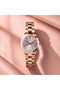 Men's Rose Gold Stainless Steel Watch, Rose Pink Dial, Y121 Movement, Butterfly Clasp, 3ATM - 5