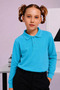 Polo Collar Long Sleeve Unisex School Sweati - Turquoise - 2